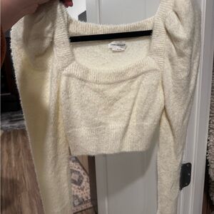 Lovers + Friends Cream Knit Sweater
